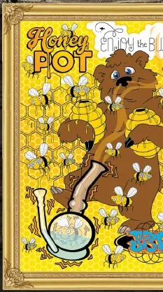 Honey Pot before the merch, on the original Jerome Baker art