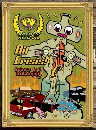 Crude before the merch, on the original Jerome Baker art