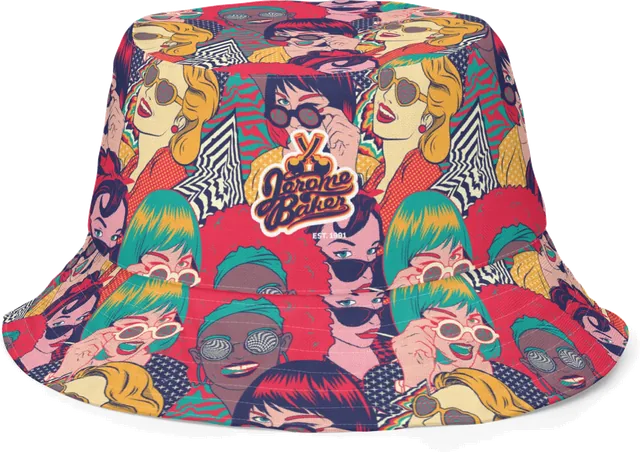 Pop-art reversible bucket, Sativa