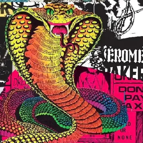 Mama Cobra before the merch, on the original Jerome Baker art
